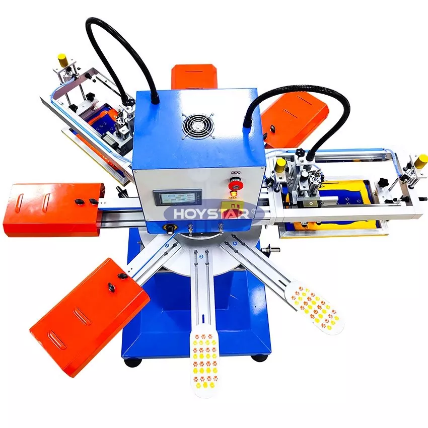 2 väriä sukat silkkipainokone