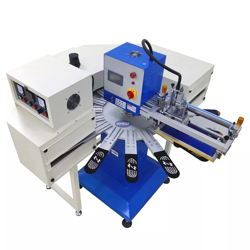 Suurikokoinen Sukka-silkkipainokone